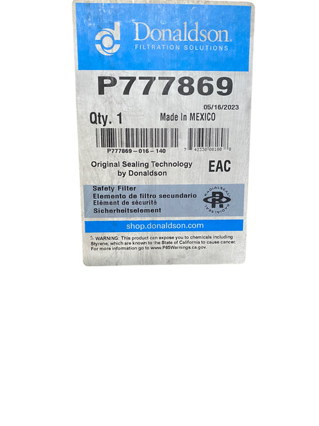 DONALDSON, P777869, AIR FILTER, SAFETY RADIALSEAL - Freeman Liquidators