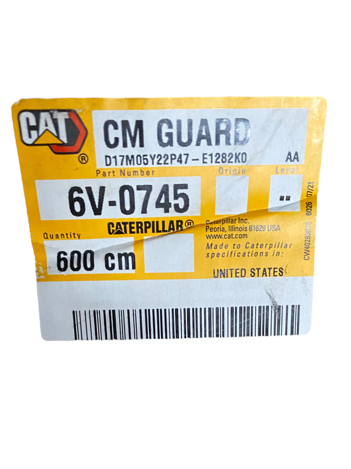 Caterpillar, 6V-0744, 34MM INNER DIAMETER, HOSE GUARD - FreemanLiquidators - [product_description]