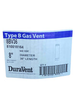 (4 Pack) DuraVent 8" Round B-Vent 36" Length Pipe - 8BV36 - Freeman Liquidators - [product_description]