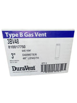 (6 Pack) DuraVent 3" Round B-Vent 48" Length Pipe - 3BV48 - Freeman Liquidators - [product_description]