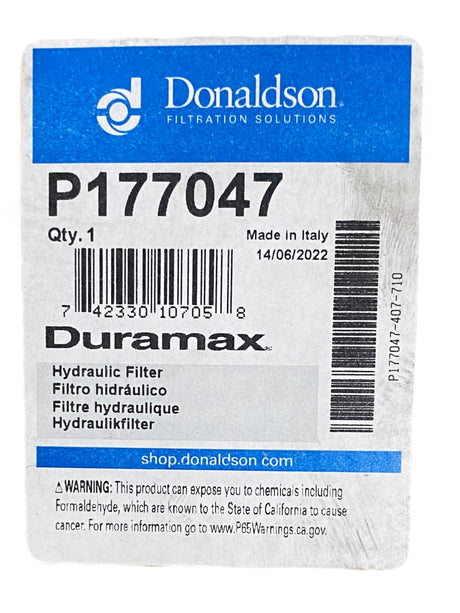 Donaldson, P177047, Duramax, Spin On, Hydraulic Filter - Freeman Liquidators