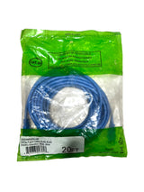 CAT5e Patch Cable, RJ45-RJ45, 24AWG Stranded, 568B, 20Ft, Blue - Freeman Liquidators