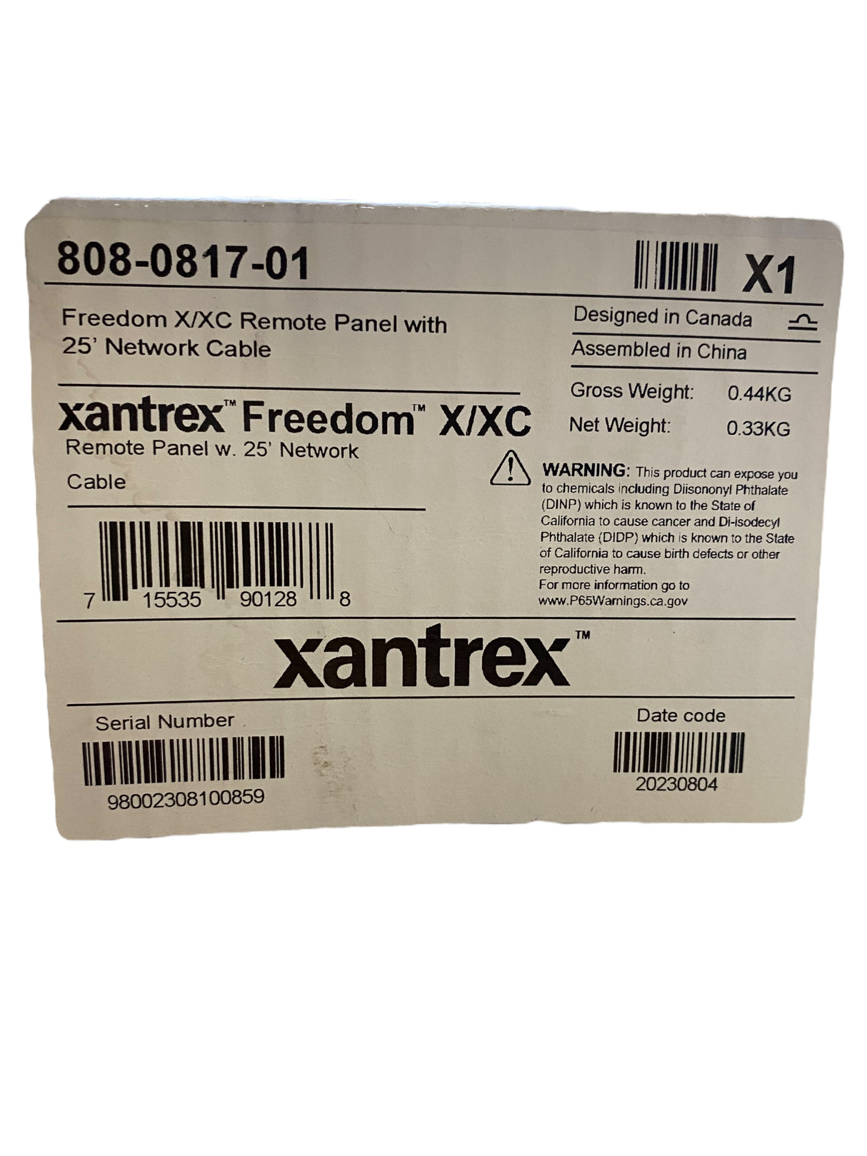 Xantrex 808-0817-01 Remote Control for Freedom X and XC - Freeman Liquidators