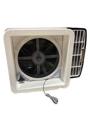 Maxxfan Deluxe, 00-06401K, All in One RV Vent, Shield, And Fan, (4 Speed) - Freeman Liquidators