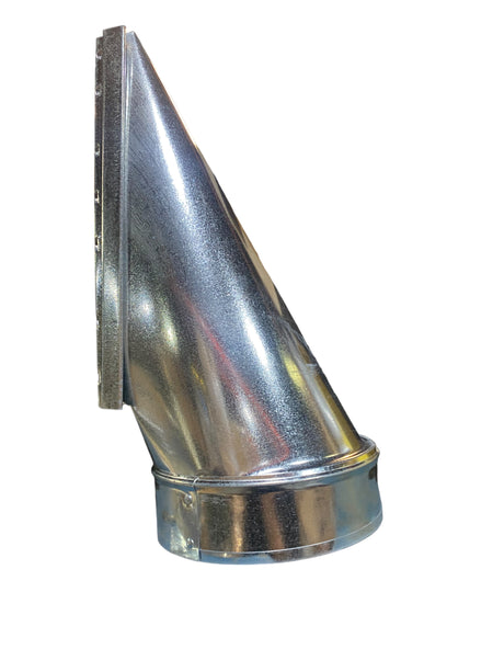 HCP 67121060WB 2-1/4" x 10" x 6" Center Boot Duct Fitting - 25 Pack - Freeman Liquidators