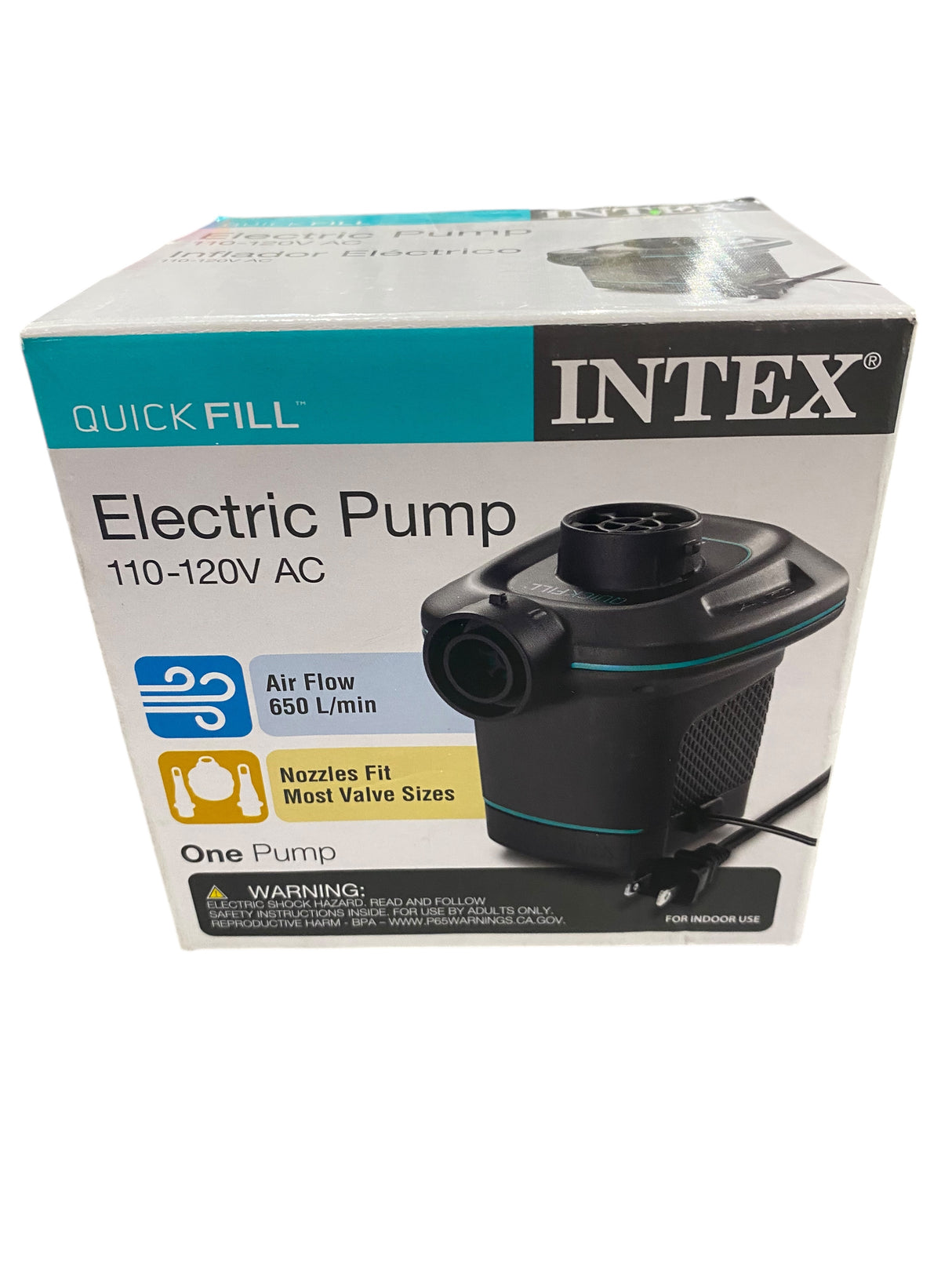 Intex, Quick-Fill, 120 Volt, AC, Electric, Pump - Freeman Liquidators