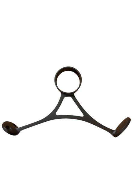 Kegworks, Combination Foot Rail Bracket, Oil Rubbed Bronze, 2" OD, ORB-76912-2 - Freeman Liquidators