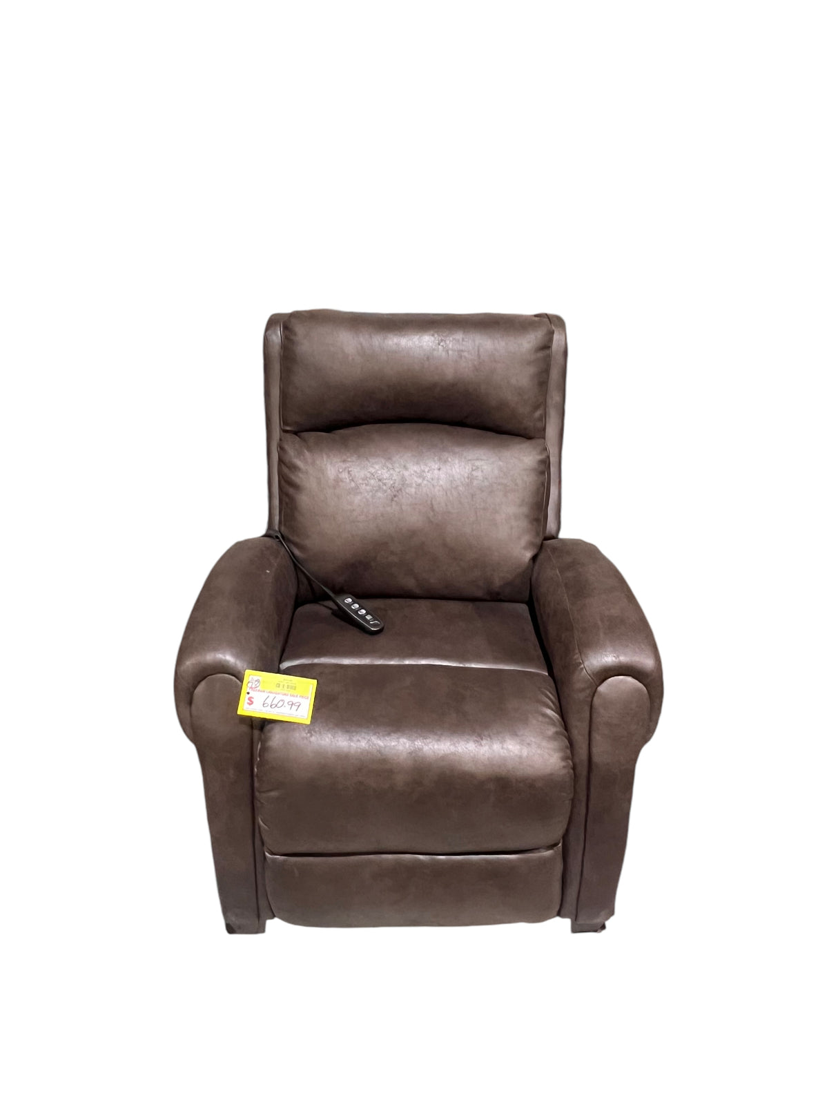 Brown Leather, Power Recliner, In-Store Pickup Only - Freeman Liquidators