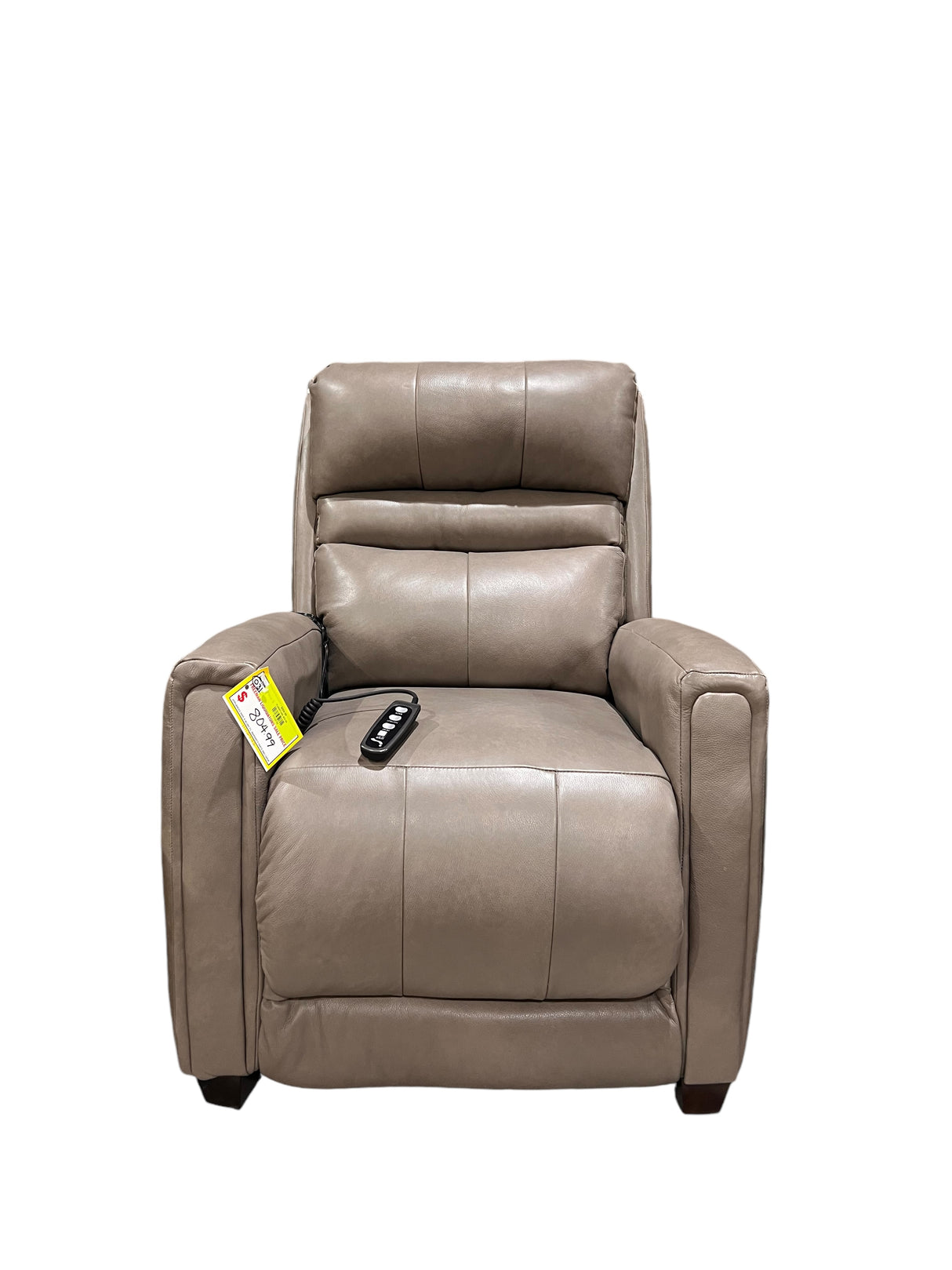 Tan Leather, Power Recliner, In-Store Pickup Only - Freeman Liquidators