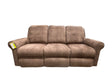 Brown Cloth, Manual, Sofa Recliner, In-Store Pickup Only - Freeman Liquidators