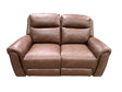 Brown Leather Power Loveseat, In-Store Pickup Only - Freeman Liquidators