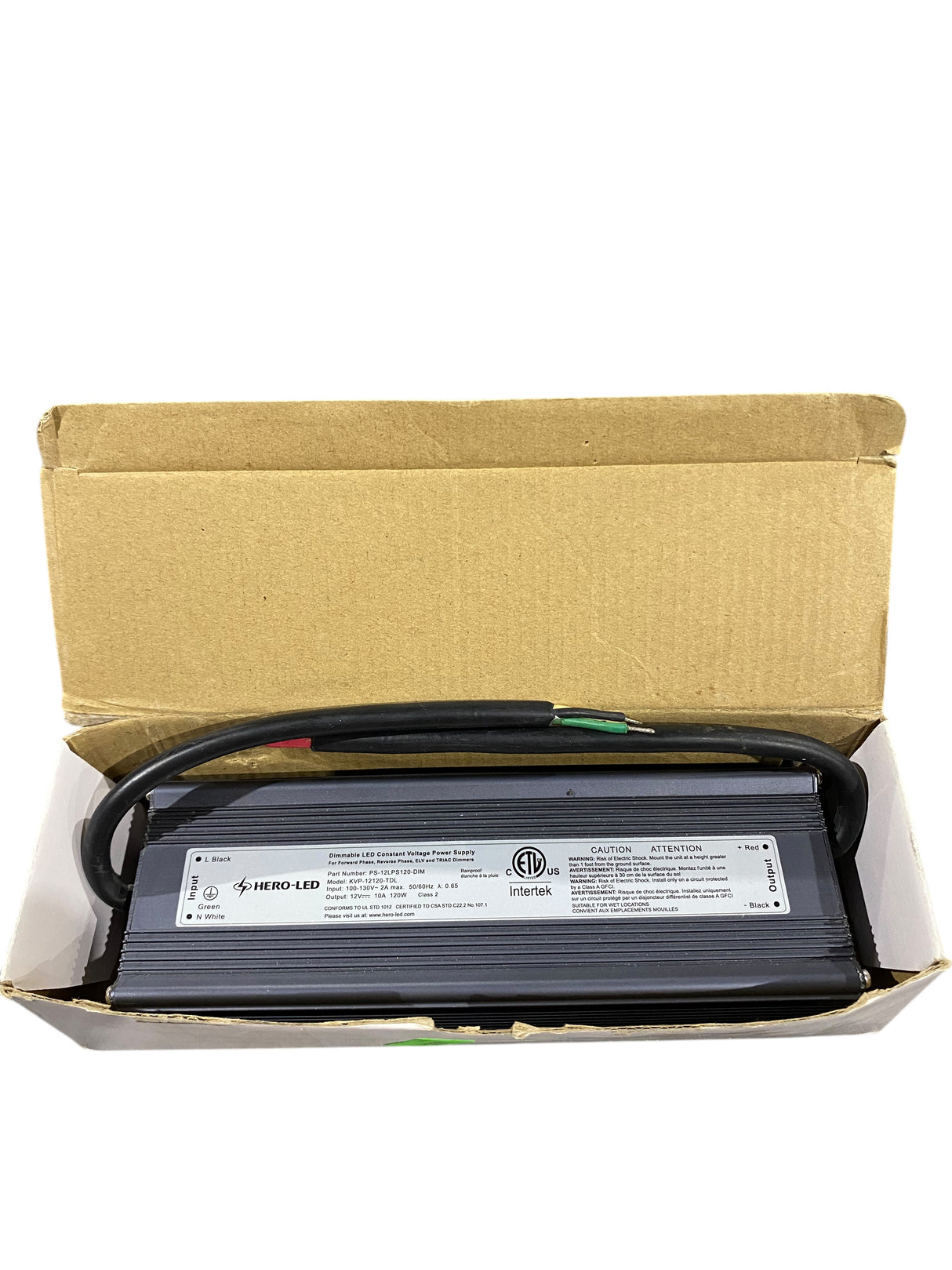 HERO-LED, Constant Voltage Power Supply, PS-12LPS120-DIM - Freeman Liquidators