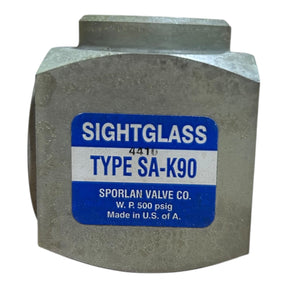 Sporlan, SA-K90, Liquid Indicator Sight Glass, W.P. 500 psig, tag # 24226 - Freeman Liquidators