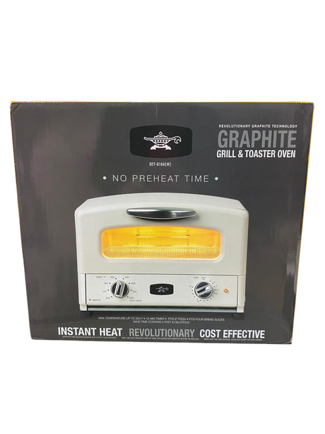 HeatMate, Countertop, Toaster Oven, Graphite Heating, SET-G16A, Eggshell White - Freeman Liquidators