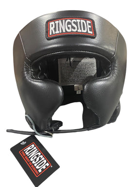 Ringside, Adults', Competition, Boxing, Headgear, Cheeks, Large, Black - Freeman Liquidators