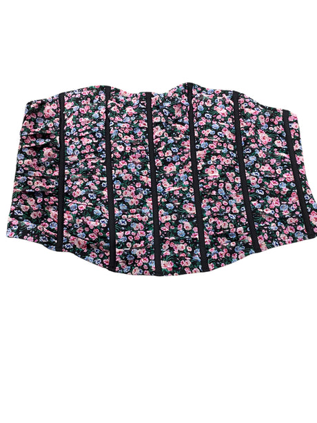 Torrid, Women's, Overt, Innocence, Wireless, Bustier, Floral/Black - Freeman Liquidators