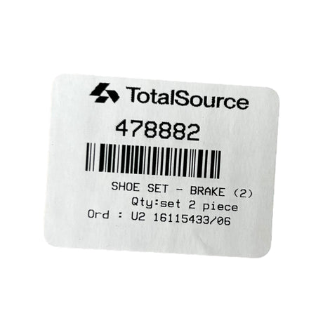 TotalSource, 478882, Brake Shoe Kit - Freeman Liquidators
