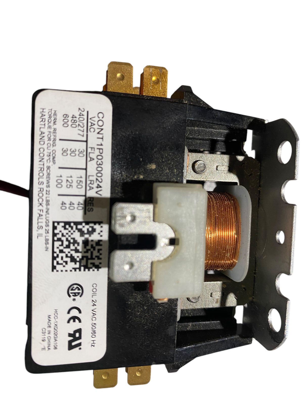 HEARTLAND CONTROLS, CONT2P030024V,  DP CONTACTOR,  24V,  2POLE,  30AMP - Freeman Liquidators