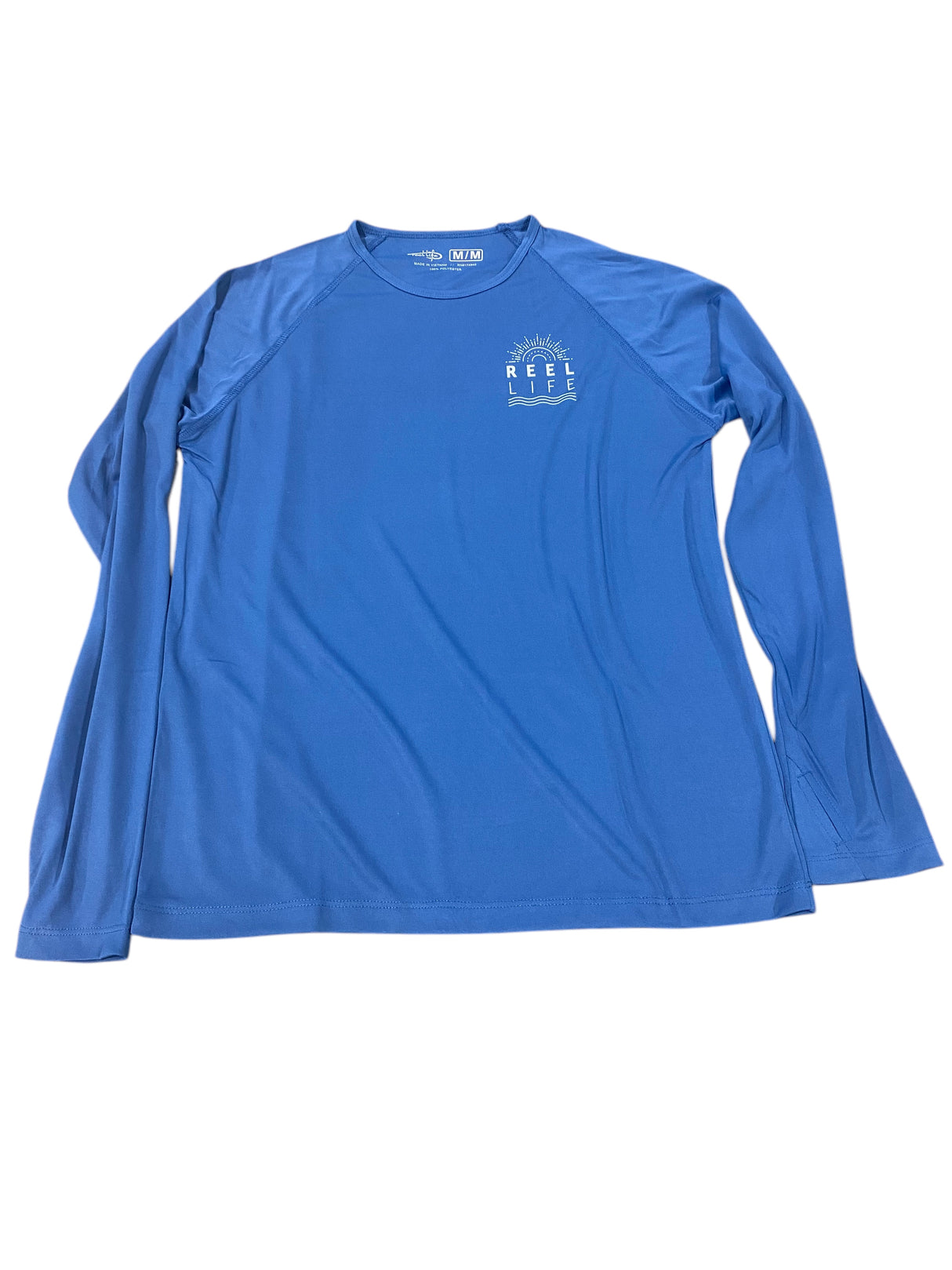 Reel Life, Women's, Long, Sleeve, UV, T-Shirt, Navy - Freeman Liquidators - [product_description] - Women's Clothing