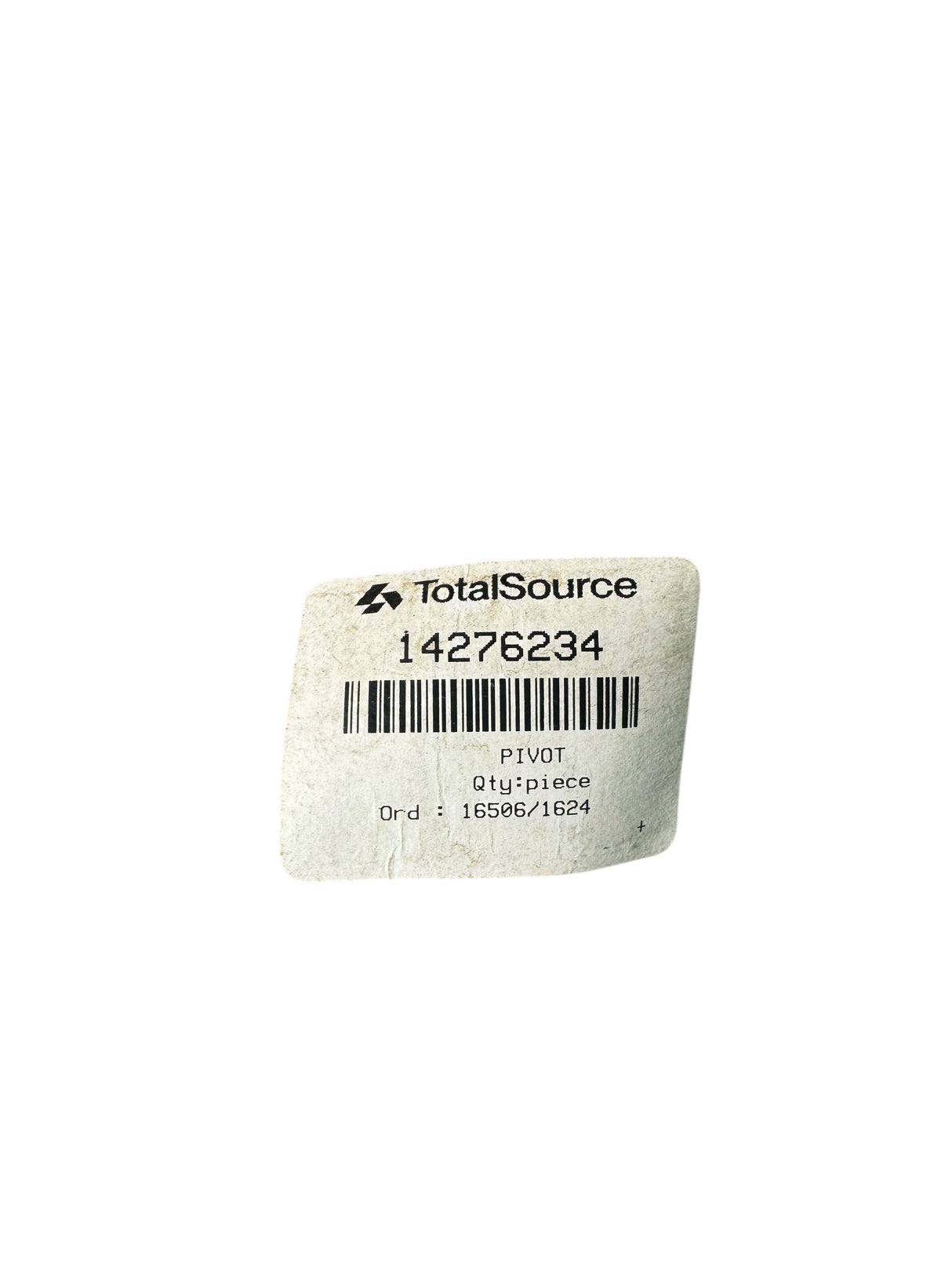 TotalSource, 14276234 / Raymond, 1038971, Pivot