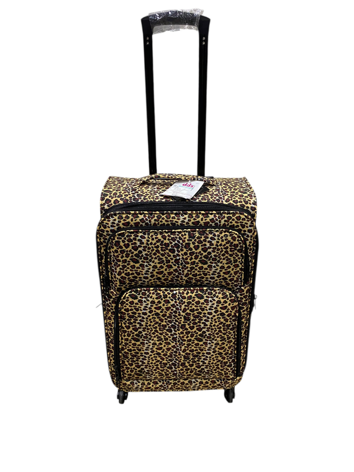DD'S, Leopard Print, Luggage, 23"x15"x9"