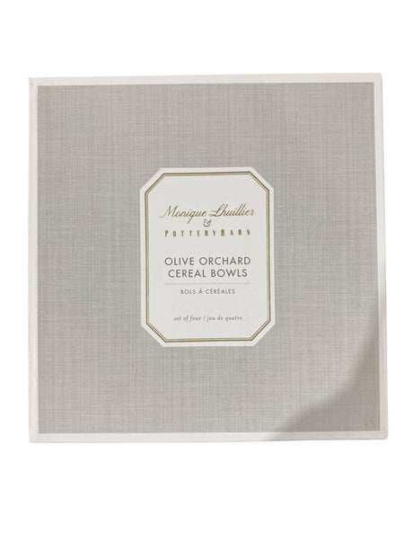 Pottery Barn, Monique Lhuillier, Olive Orchard, Cereal Bowls, Set of 4 - Freeman Liquidators - [product_description] - Bowls