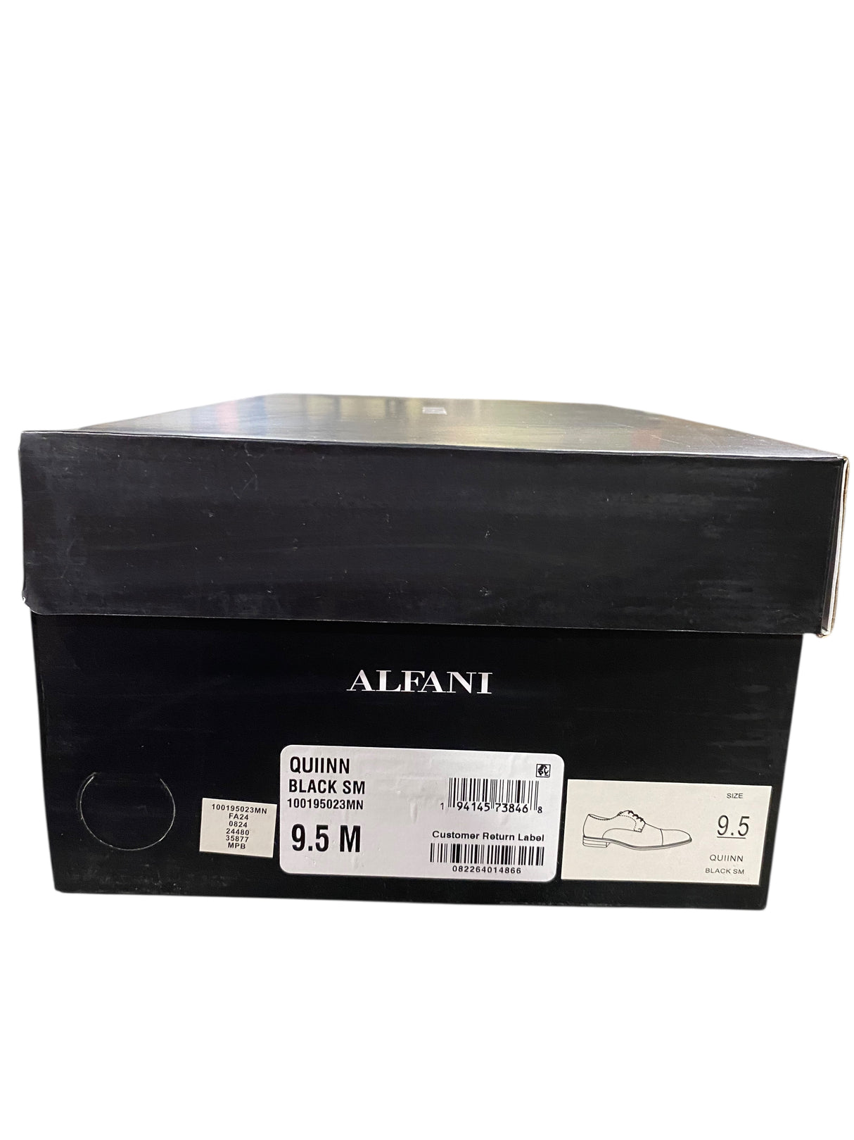 Alfani, Men's, Quinn, Cap Toe, Oxford, Dress Shoe, Black, Size 9.5 - Freeman Liquidators - [product_description] - Men's Shoes