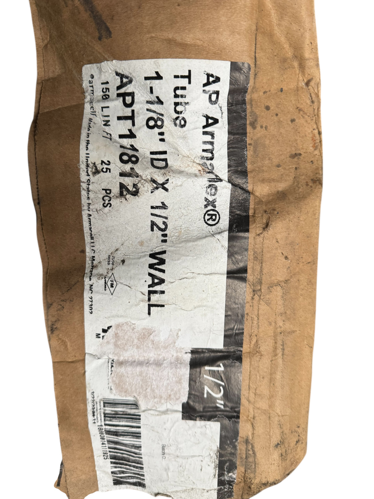 Armacell, AP Armaflex, APT11812, Pipe Insulation, 1-1/8" x 1/2" x 6' - Freeman Liquidators - [product_description] - Pipe Insulation