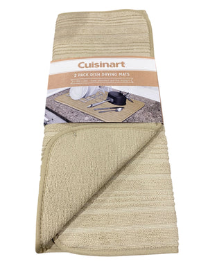 Cuisinart, Dish Drying Mats, 18" x 24", Pack of 2, Tan - Freeman Liquidators - [product_description] - DISH MAT