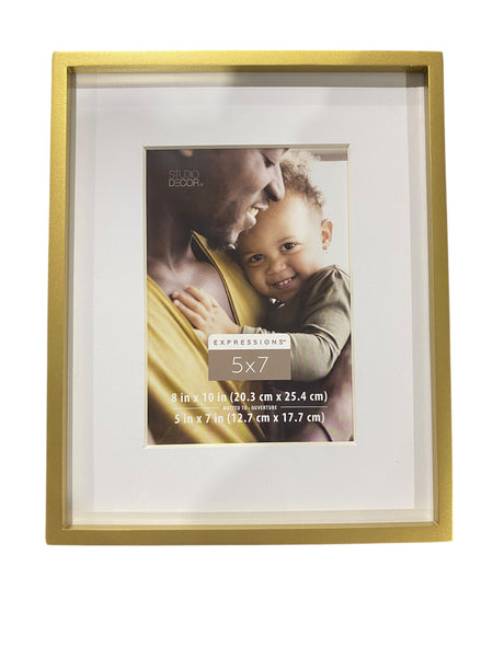 Studio Decor, Gold, Sydney, Photo Frame, Mat, 5"x7" - Freeman Liquidators - [product_description] - Picture Frames