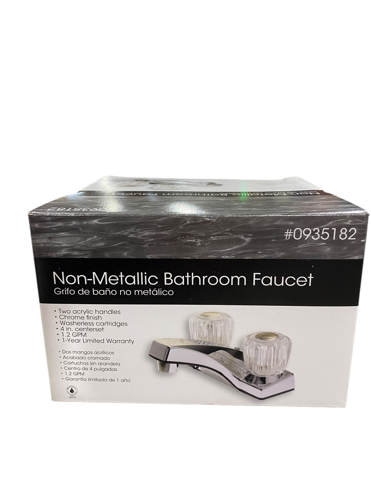 Project Source, 935182, Non-Metallic, 2 Handle, Acrylic, Lavatory, Faucet - Freeman Liquidators - [product_description] - Bathroom Sink Faucets