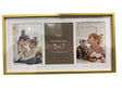 Studio Decor, Gold, 3 Opening, 5" x 7", Photo Frame - Freeman Liquidators - [product_description] - PHOTO FRAME