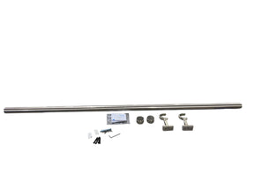 BlastHome, 4 ft, Custom Curtain Rod, 1 1/4" Diameter, Brushed Nickel - Freeman Liquidators - [product_description] - curtain rod