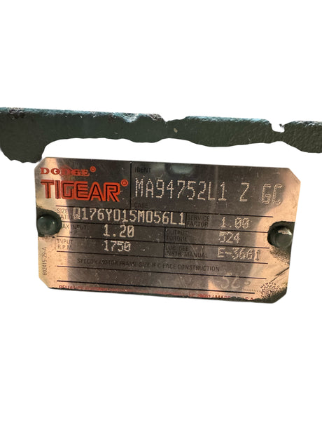Dodge, TIGEAR-2, Right Angle Worm Gear Reducer, 17Q05R56 - Freeman Liquidators - [product_description] - Reducers