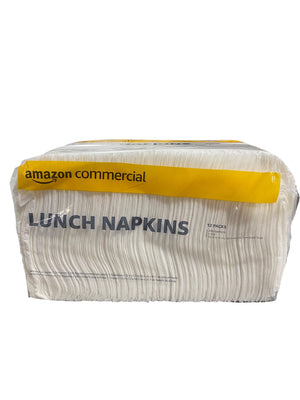 AmazonCommercial, 418262, 1-Ply, White, Lunch Napkins Single Pack - Freeman Liquidators - [product_description] - Napkins