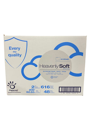 Papernet, 410046, 2-Ply, Bath Tissue, 616 sheets/Roll, 48 Rolls/Case - Freeman Liquidators - [product_description] - TOILET PAPER