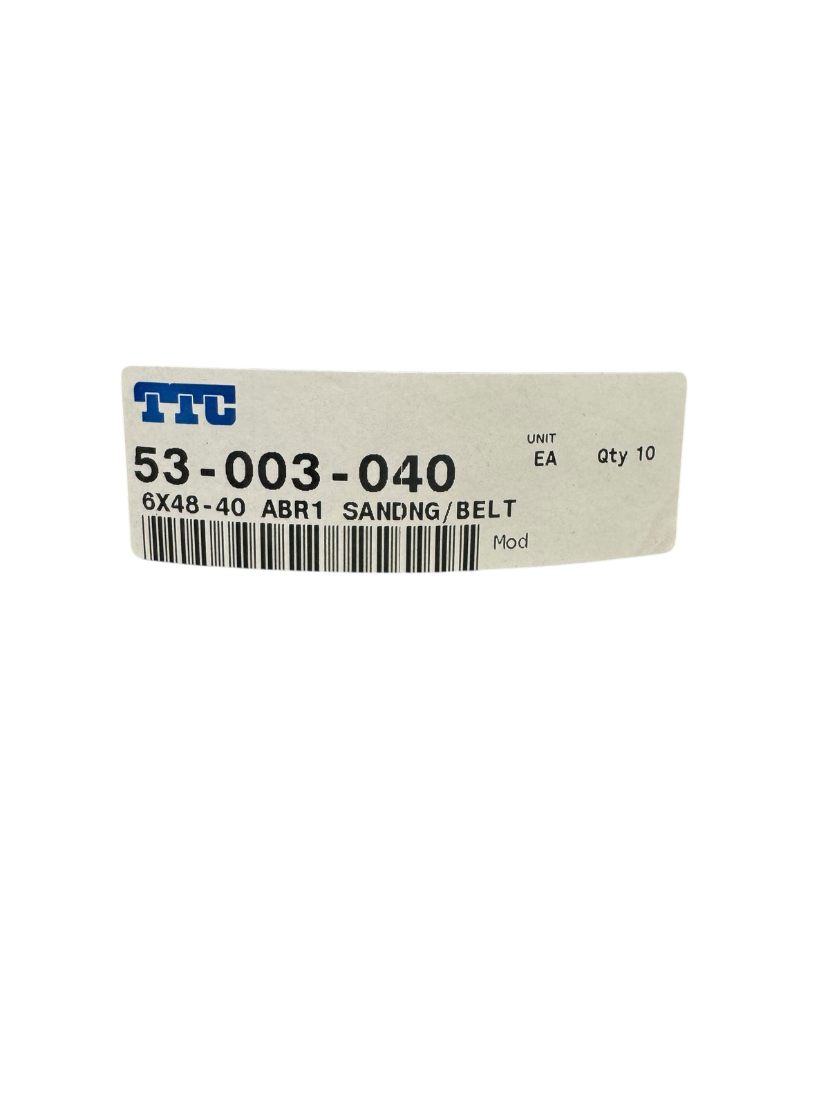 TTC, 53-003-040, 6" Width, 48" Length, 40 Grit, Abrasive Belt - Freeman Liquidators - [product_description] - 