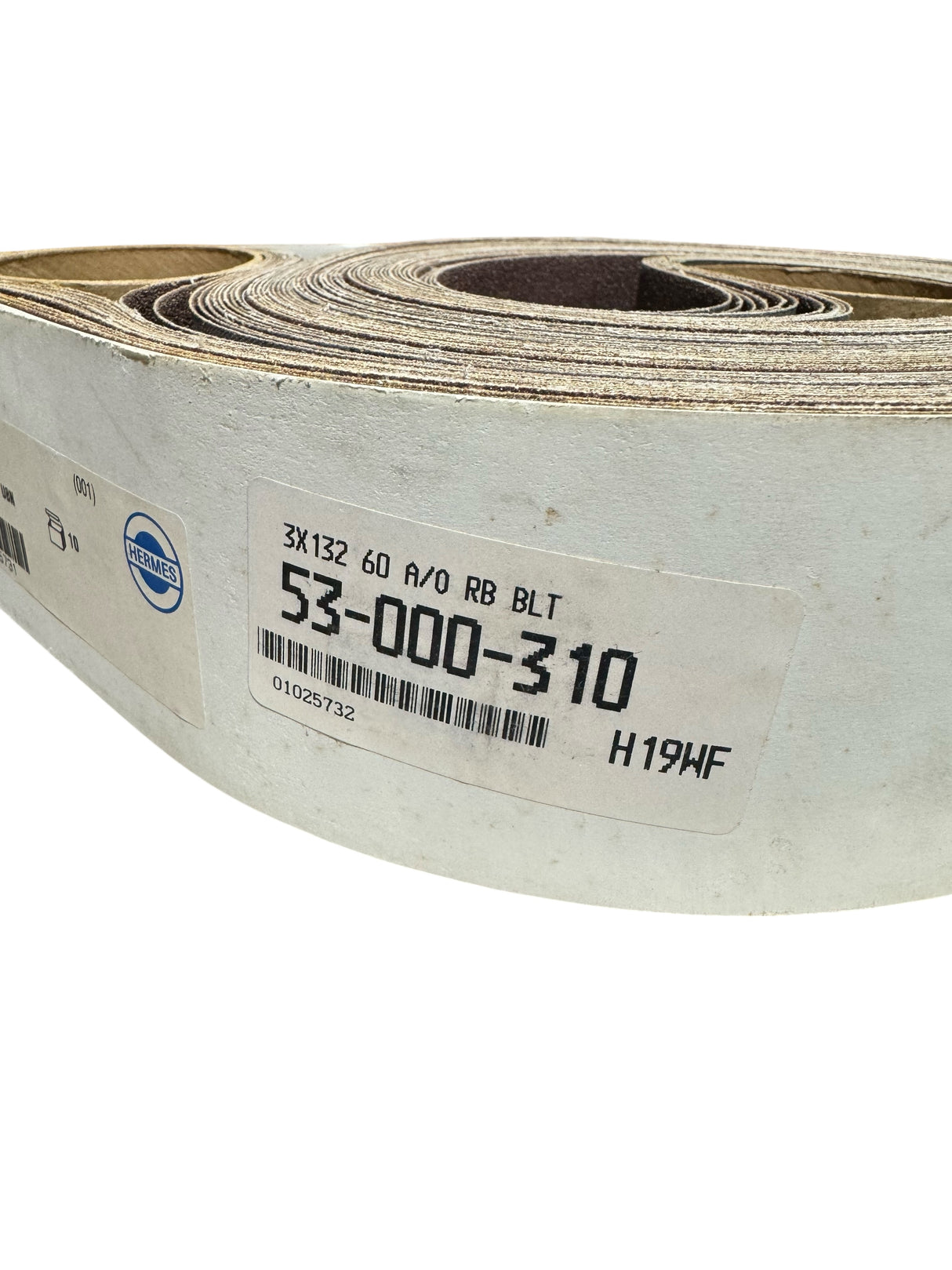 Hermes, RB 346 23 MX, Abrasive Belt, 3" x 132", P 60 Grit (10 Belts) - Freeman Liquidators - [product_description] - Belts