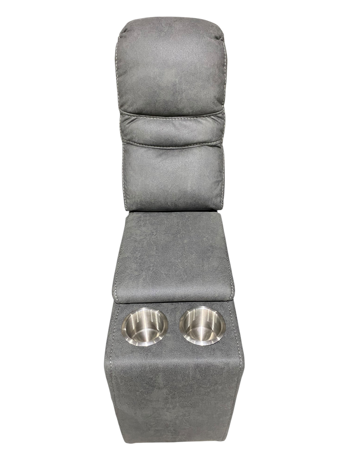 Lounge, Straight, Electric Sectional Console, Grey, Cloth, IN STORE PICKUP ONLY