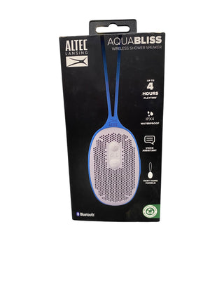 Altec Lansing, IMW396, Aquabliss, Bluetooth Shower Speaker, Aqua Blue - Freeman Liquidators - [product_description] - SHOWER SPEAKER