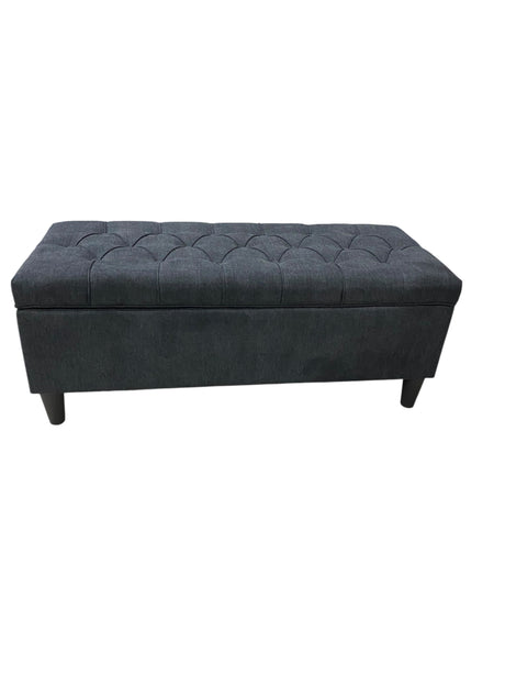 Enchanted Home, Nested Bench, Fabric, Black Chanel, 42x17x17, STORE PICKUP ONLY - Freeman Liquidators - [product_description] - FURNITURE