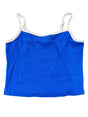 No Boundaries, Juniors, Cropped, Rib Cami, Blue - Freeman Liquidators - [product_description] - Women's Clothing
