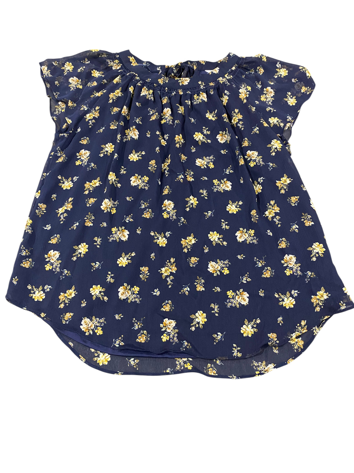 Lauren Conrad, Women's, Blouse, Navy, Floral - Freeman Liquidators - [product_description] - Women's Clothing