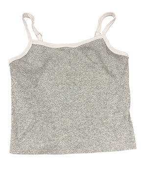 No Boundaries, Juniors, Cropped, Rib Cami, Grey - Freeman Liquidators - [product_description] - Women's Clothing