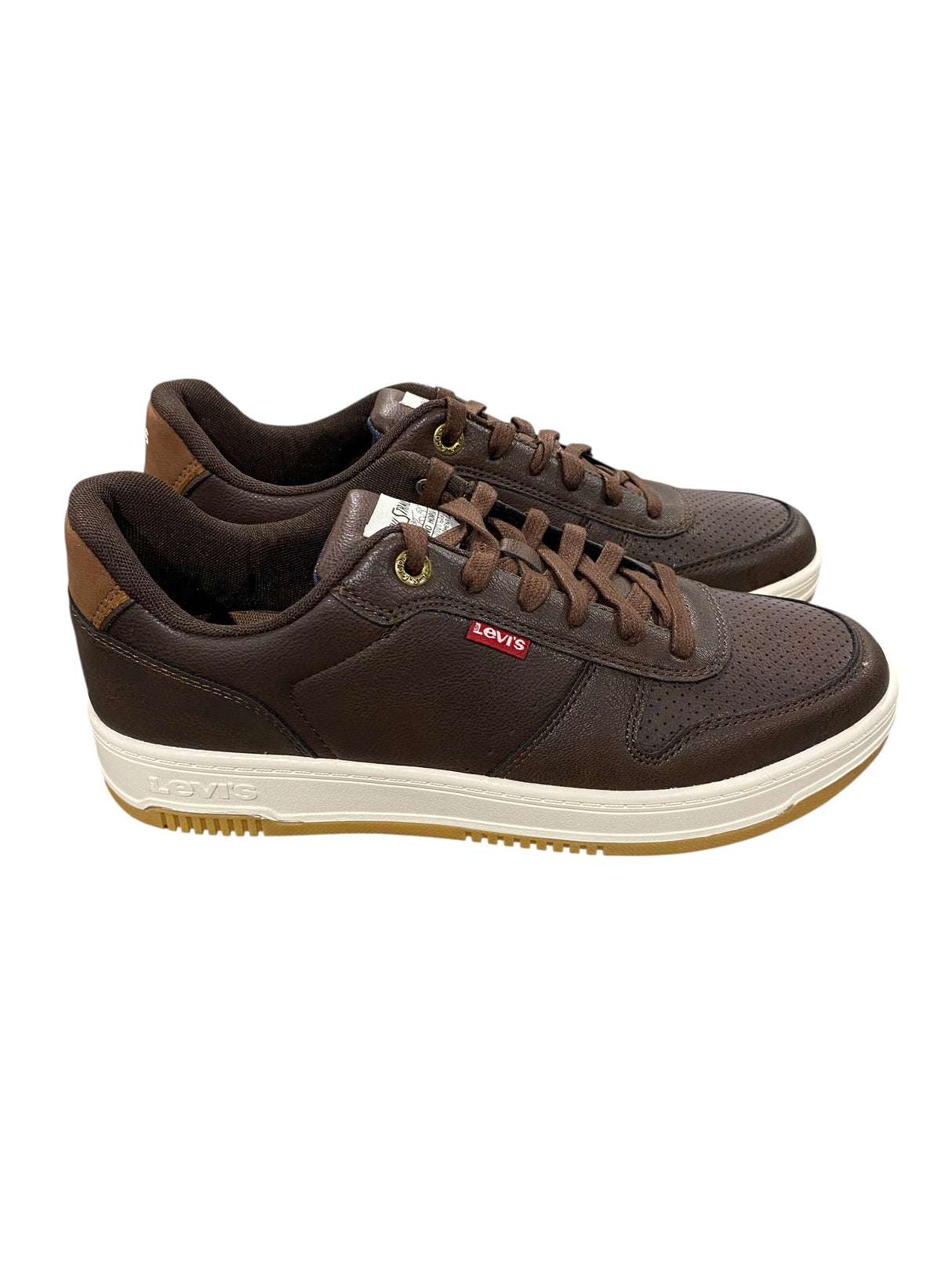 Levi's, Men's, Drive Lo, Synthetic Leather, Lace Up Sneaker, Brown - Freeman Liquidators - [product_description] - Men's Shoes