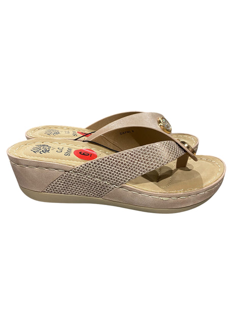 Good Choice, Women's, Dafni, Wedge Sandal, Natural - Freeman Liquidators - [product_description] - Women's Shoes
