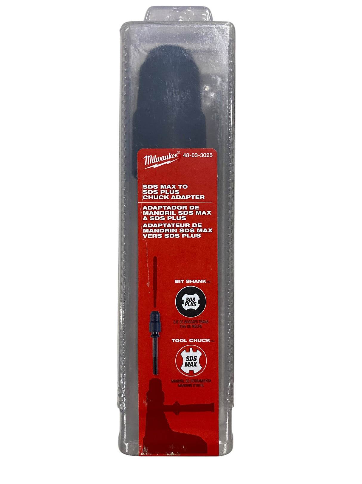 Milwaukee, SDS-MAX to SDS-Plus Adapter, 48-03-3025 - Freeman Liquidators - [product_description] - drill chuck