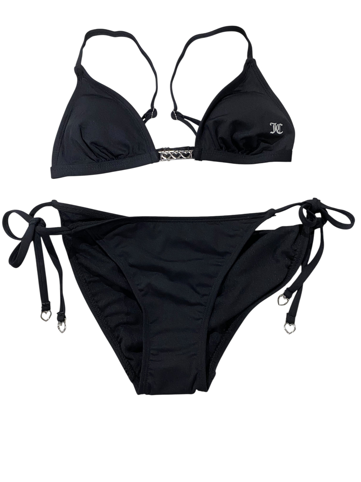 Juicy Couture, Women's, 3 Heart, Bikini Set, Black - SWIMWEAR - Freeman Liquidators - [product_description]