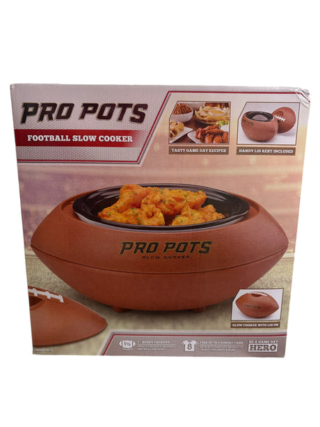 Pro Pots, 1.5 Quart, Football, Slow Cooker - Slow Cooker - Freeman Liquidators - [product_description]