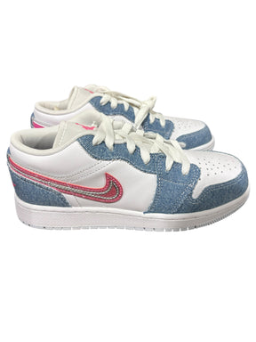 Jordan, Youth, 1 Low SE, GS, Denim, Sequin - Kids Shoes - Freeman Liquidators - [product_description]